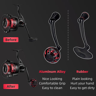 Plug&Play Aluminum Power Handle For Penn Fierce III&IV - Gomexus