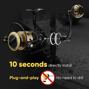 Plug&play Aluminum Power Handle for Penn Battle II&III - Gomexus