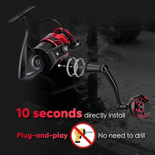 Plug&Play Aluminum Power Handle For Penn Fierce III&IV - Gomexus