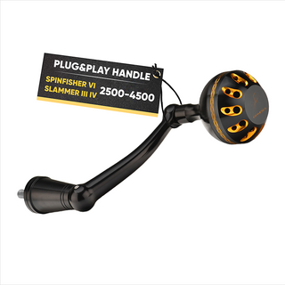 Plug&play Aluminum Power Handle for Penn Spinfisher VI&VII and Slammer III&IV - Gomexus