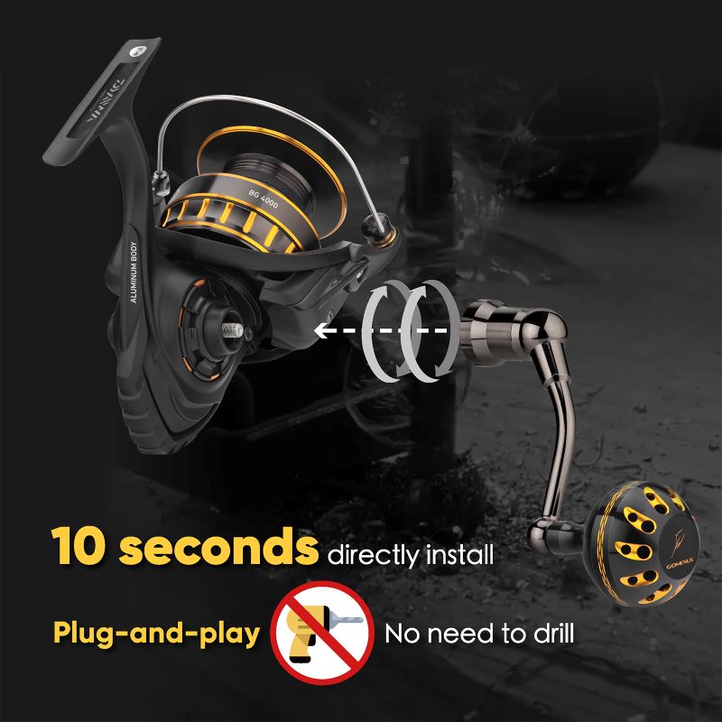 daiwa bg reel handle Saltwater Spinning 3500 - 5.7:1 Gear Ratio - 6+1 Bearings - 38.50" Retrieve Rate - 17.60 lb Max Drag Jigging World 2026 BG LT SPINNING