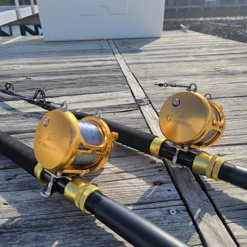 Saltwater 2-Speed Trolling Reel RA600D