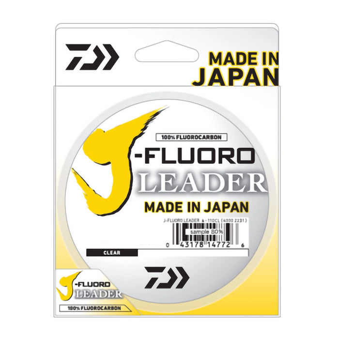 J-Fluoro Clear Fluorocarbon Leader 50 yd - DAIWA