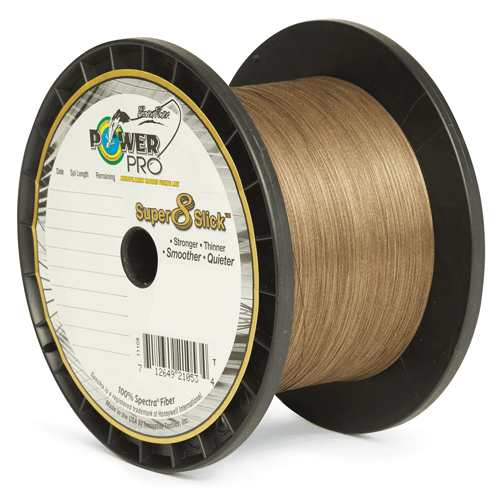 Super 8 Slick 1500yd Braided Line - Timber Brown Super 8 Slick 1500yd Braided Line - Timber Brown