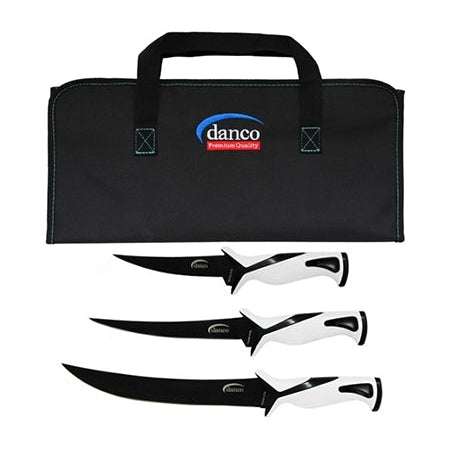 Pro Series 3 Knife Kit With Roll Up Case - Danco