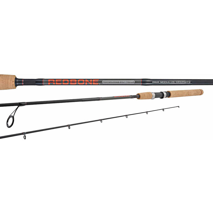 Hurricane Redbone 8' 1 Piece Medium Spin Rod 10-20 Pounds - Ideal For  Fishing