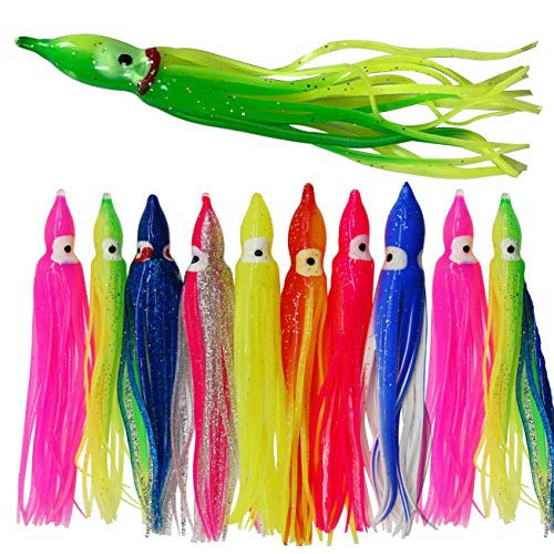 4" Tuna Tail Skirts 5 Pack 4720