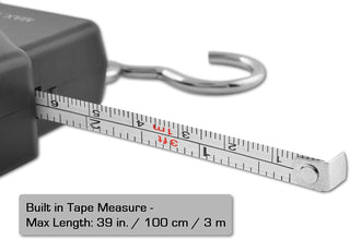 Digital Hanging Fishing Scale & Tape Measure - South Bend