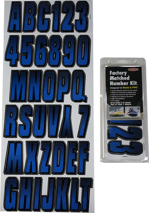 Factory Matched Number Kit - Hardline