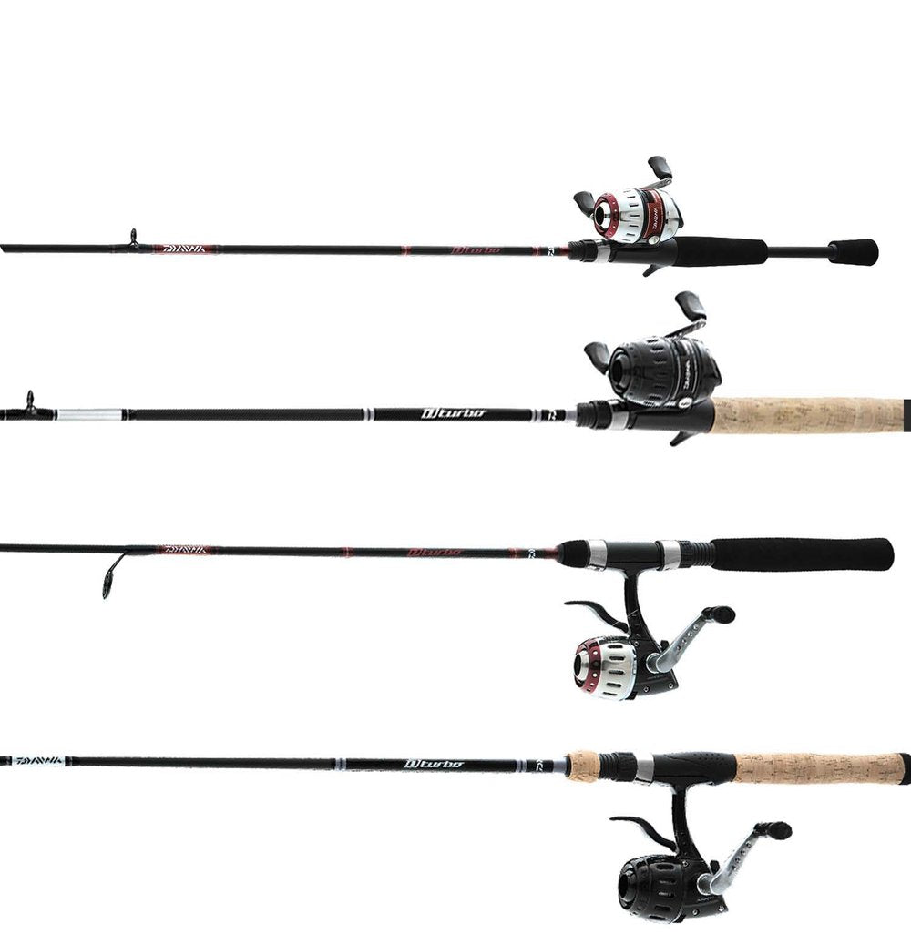 d-turbo spincast fishing combo w underspin reel Daiwa D-Turbo Spincast Combo