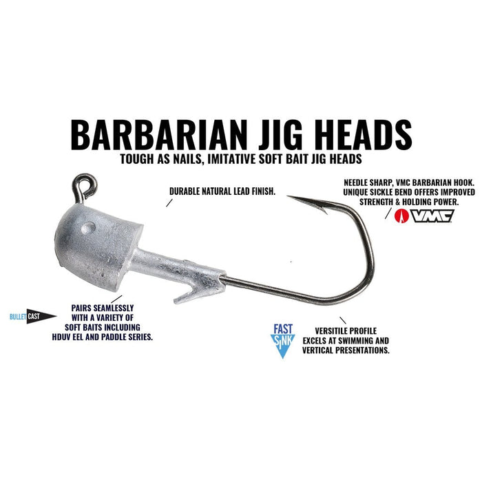 Classic Barbarian Jig Head 10/0 - Hogy