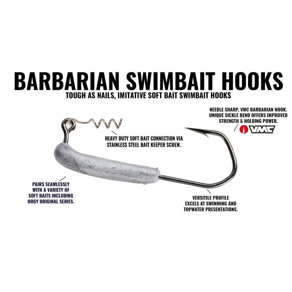 barb fishing hooks Barbarian Swimbait Hook 12/0