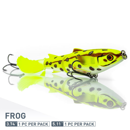 Tackle HD 8-Pack Croaker Fish Bait, 3.75-Inch Toad Fishing Lure, Top Water Bass  Fishing Lures for Freshwater, Soft Plastic Frog Baits for Bass Fishing,  Watermelon Seed 