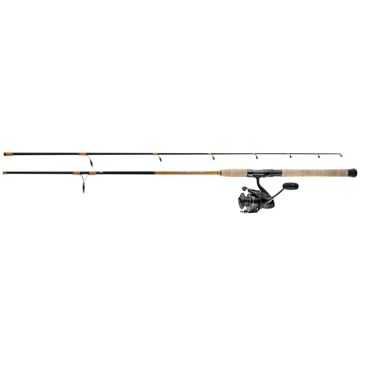 daiwa eliminator saltwater spinning reel 4500, 4 + 1, 5.7 : 1 : Sports & Outdoors The Eliminator Series of Spinning Reels range from a compact 2500 series reel holding 6 The Daiwa Eliminator Spinning Reel