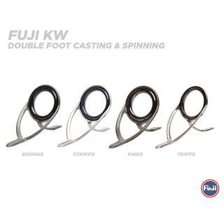 Fuji K-Series Double-Foot Casting & Spinning Guides Model KW
