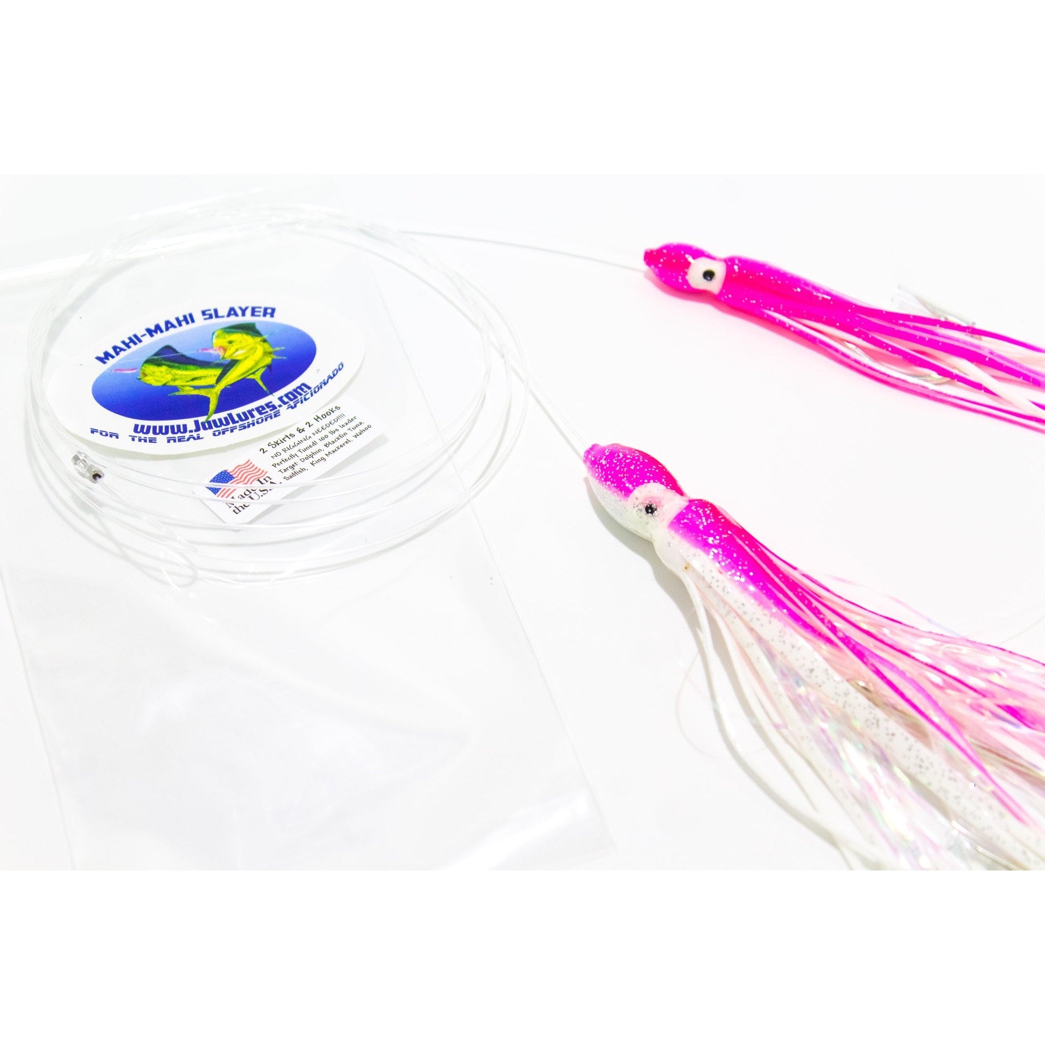 Mahi-Mahi Slayer Tandem Skirt Trolling Lure JAW Lures