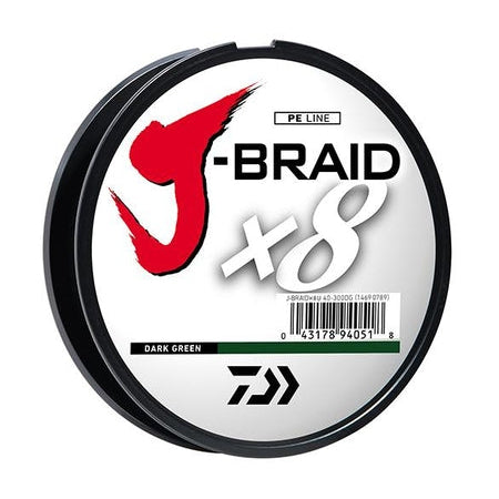 J-Braid x8 Braided 40lb 550yds - DAIWA