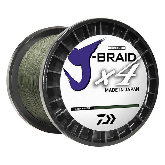 J-Braid x4 Braided Line 80lb 300yd - DAIWA