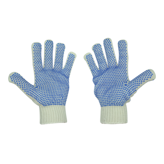 Hevy Duty Blue Dot PVC Gloves - Joy Fish