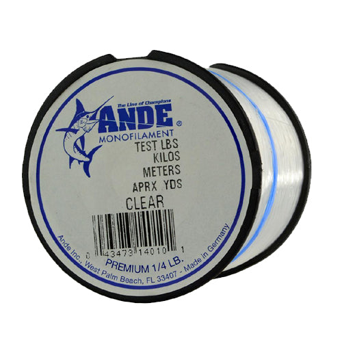 Ande Premium Mono 1/4 lb Spool 60 lb 043473140606