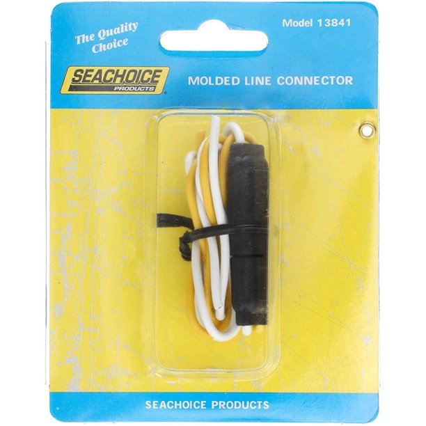 13841 2-Pole Molded Line Connector - Seachoice