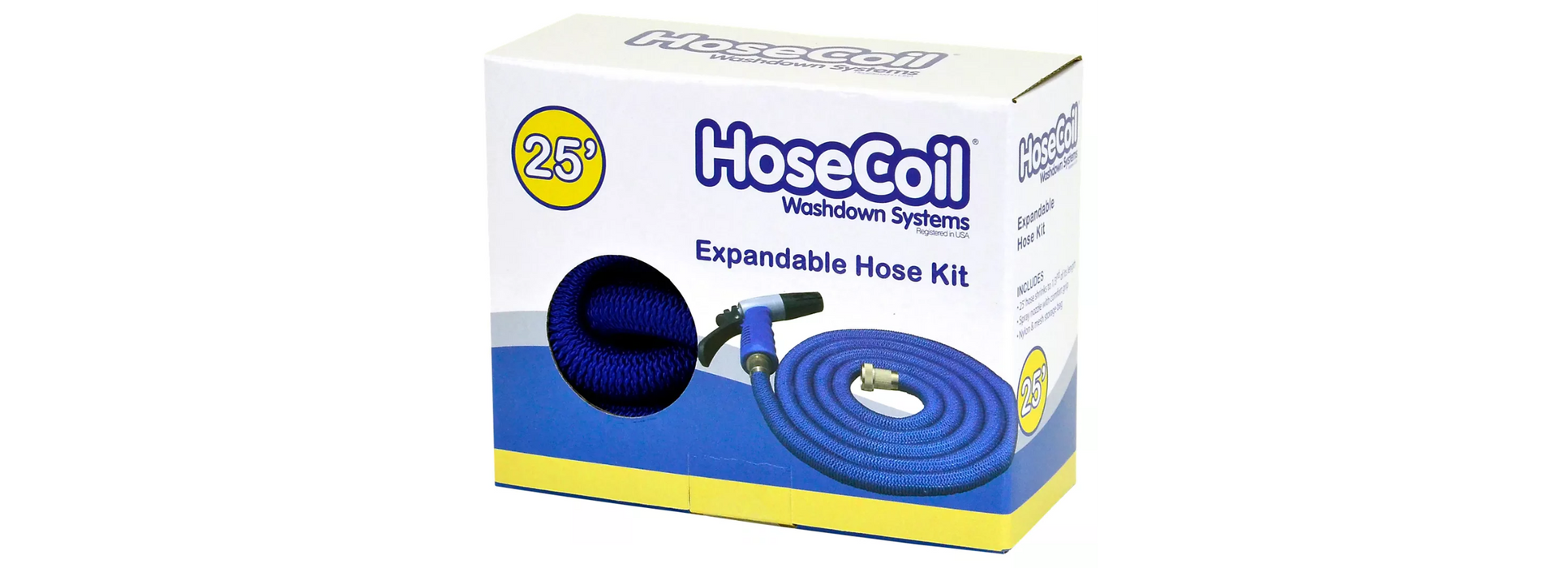 Expandable Hose Kit with Nozzle and Storage Bag - HoseCoil