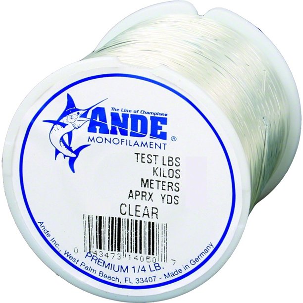 Ande Premium Monofilament Line 1/4 lb. Spool - 50-lb. - Clear Ande Premium Monofilament Line 1/4 lb. Spool - 50-lb. - Clear