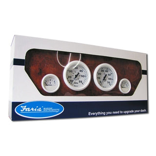 Dress White Gauges - Faria