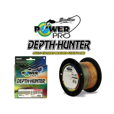 PowerPro Depth-Hunter Metered Fishing Line, 500 yd
