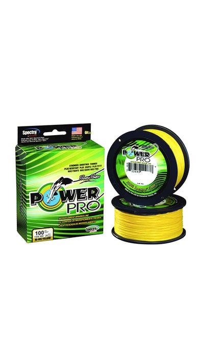 Powerpro Braided Spectra Fishing Line, Yellow, 300 yards - 40 lb