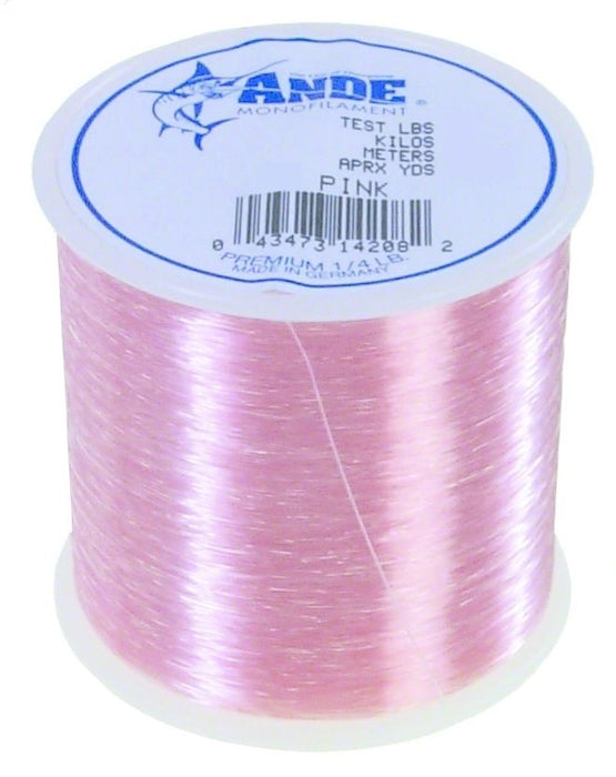 Ande Premium Monofilament Pink 50 lb Test 1 lb Spool