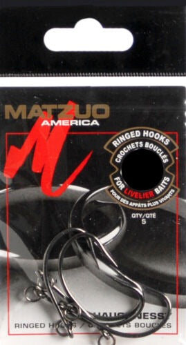 Ringed Live Bait Hooks - Matzuo