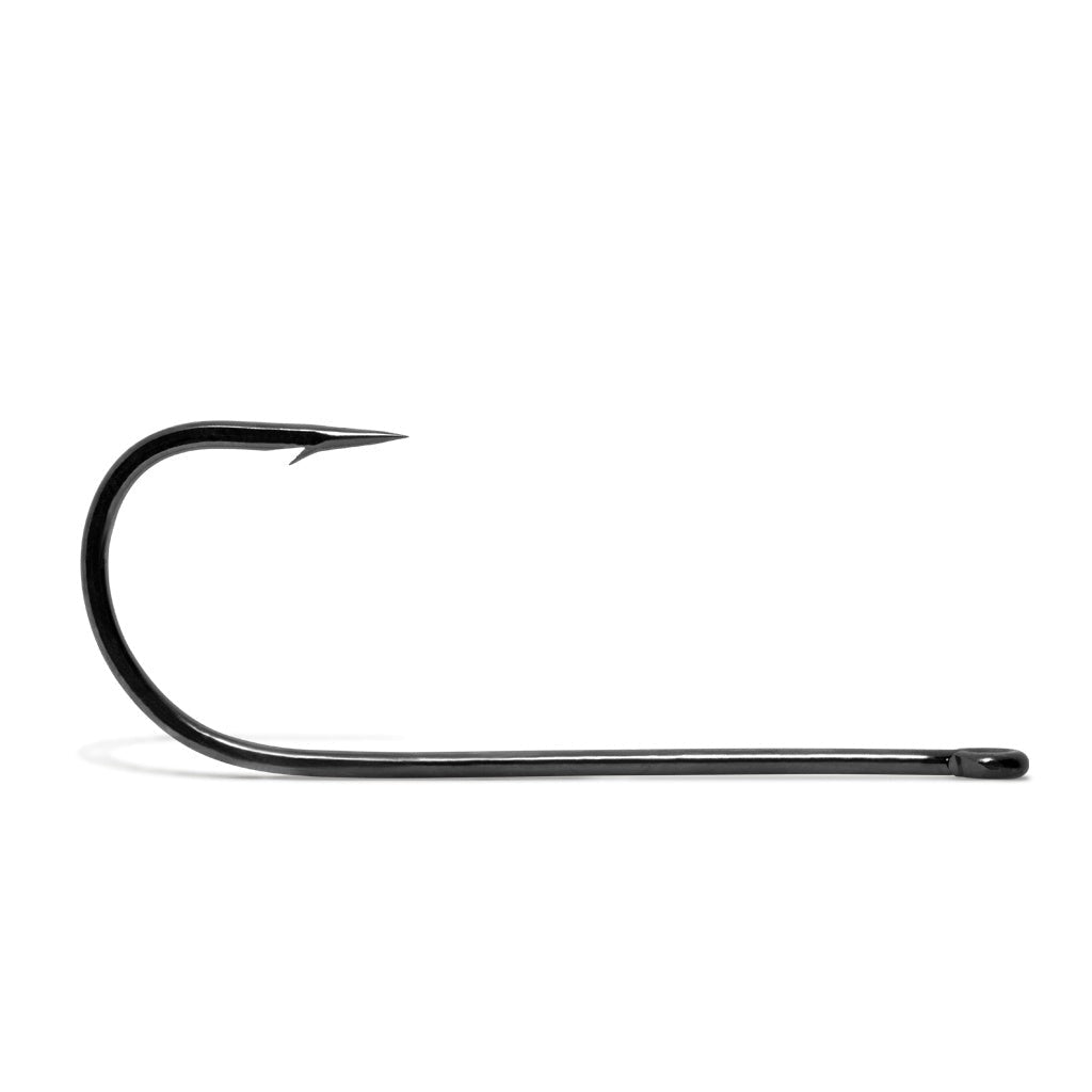 black nickel fishing hooks Mustad O'Shaughnessy Bait Hook 9174NP-BN 2/0 100ct ringed eye and 1X short shank Mustad Super Death Hook -